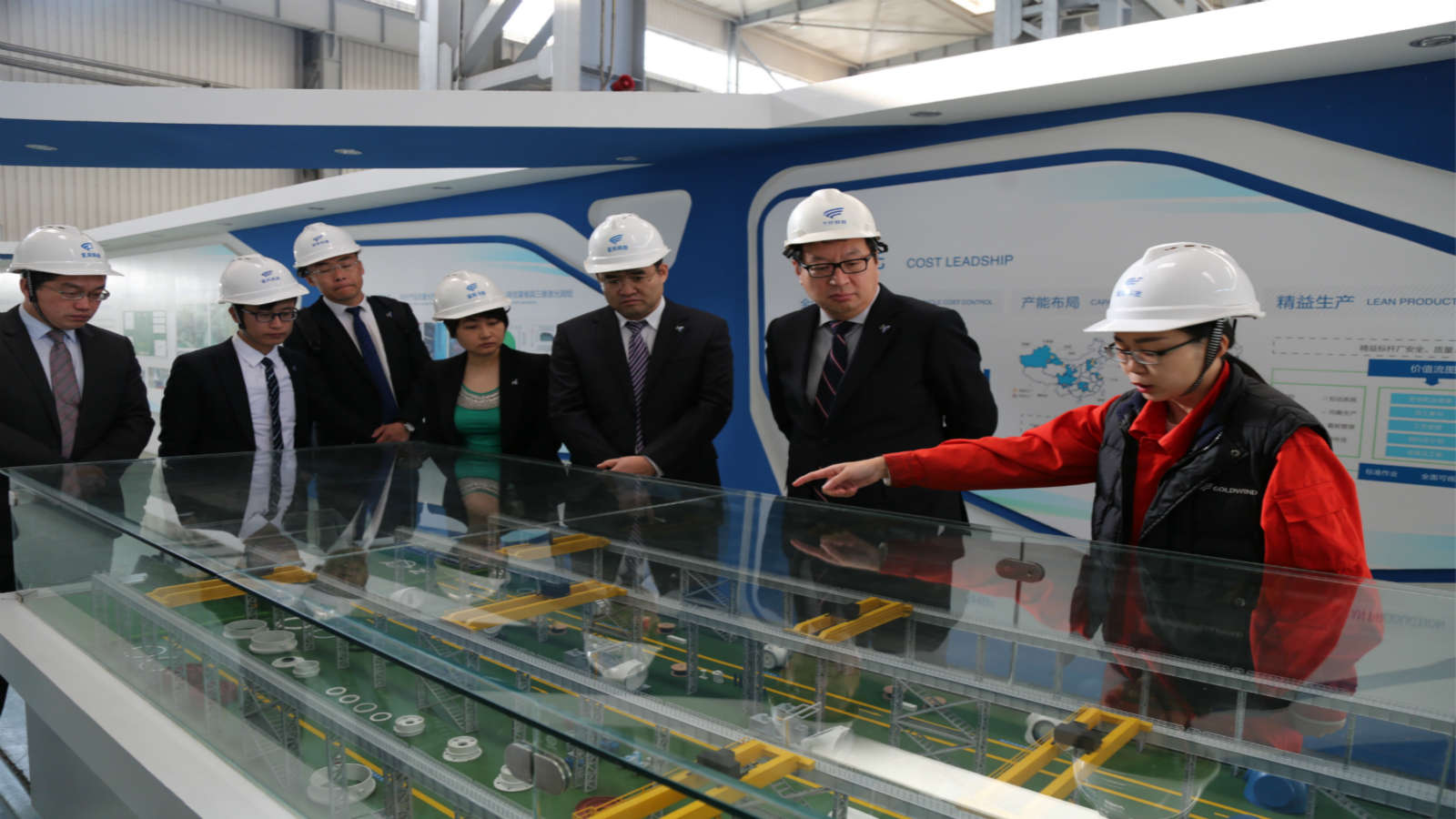 Hanas Group CEO Mr. Xu Changning led a visit to Goldwind