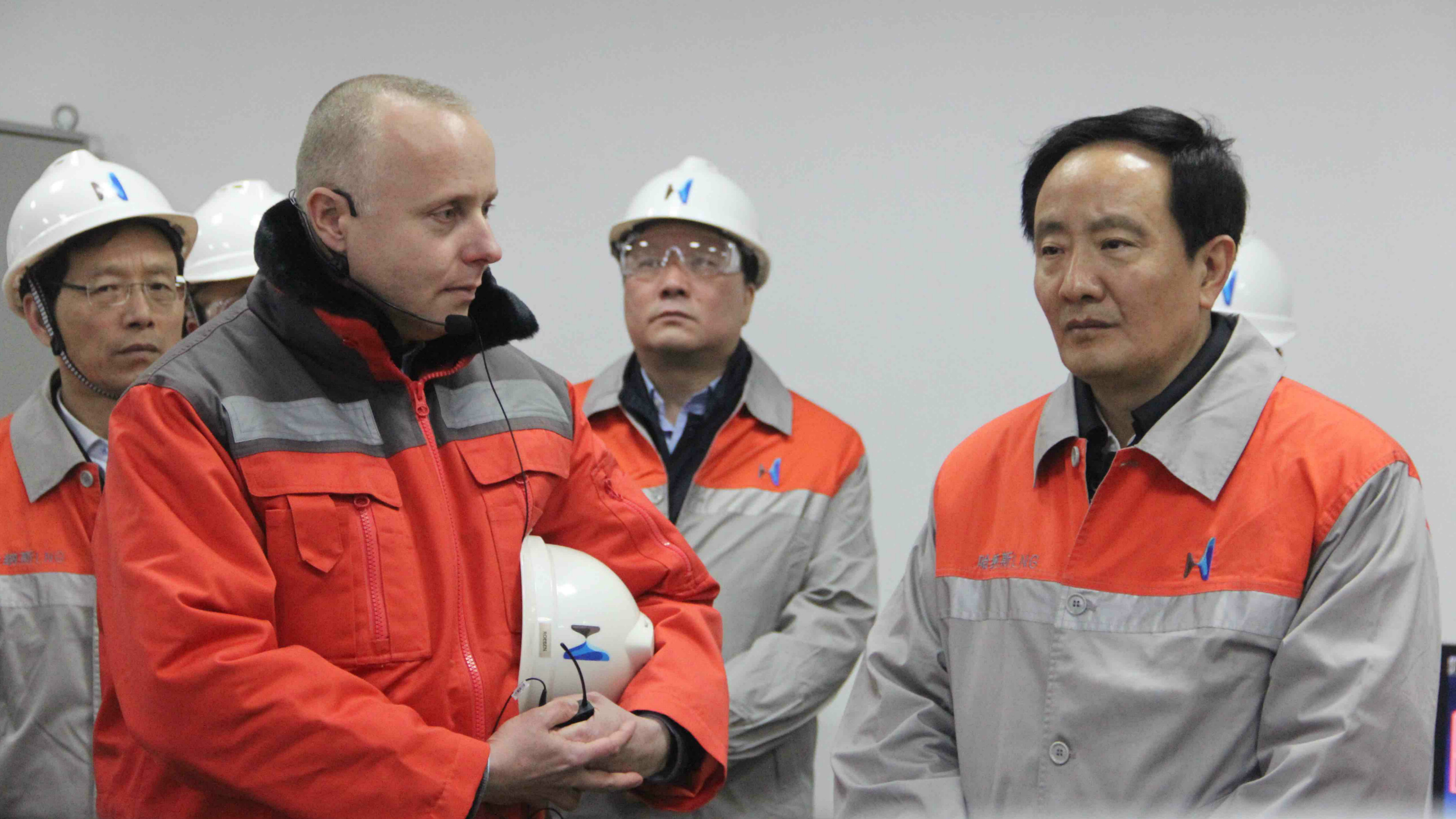 Ningxia government delegation to Hanas LNG plant