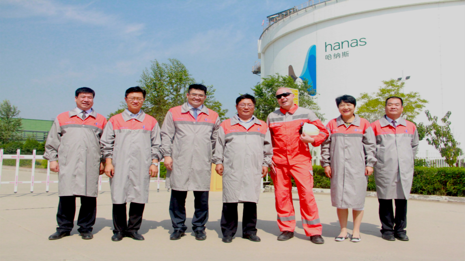 Deputy Party Secretary of Yinchuan Zhou Yunfeng to Hanas LNG plant